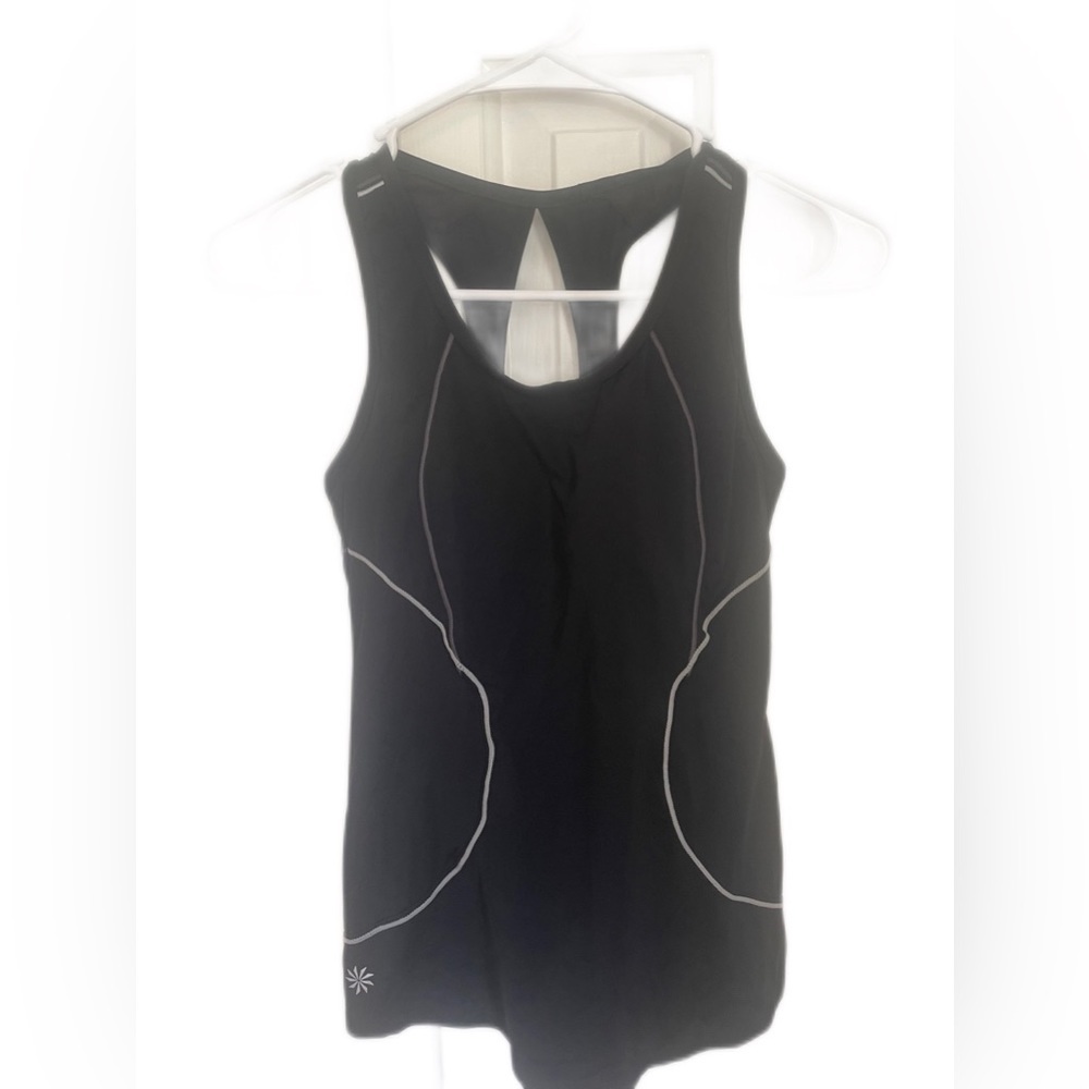 Athleta Energy Cycling Running Tank Top with back pocket